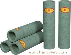 工業(yè)毛氈，耐高溫毛氈---480℃高綠滾筒
