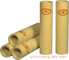 工業(yè)毛氈，耐高溫毛氈---480℃高黃滾筒