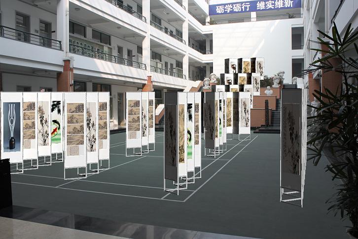 展覽屏風(fēng)，展覽隔斷，展示分隔墻，展覽折疊屏風(fēng) 
