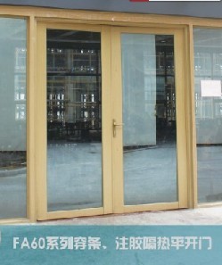 FA60系列穿條、注膠隔熱平開門